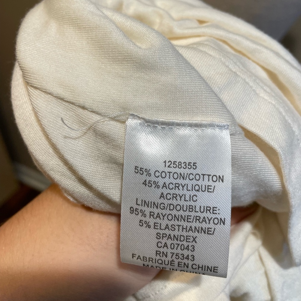 House of Harlow 1960 Knit Ruffle Cream Dress - Picture 13 of 14